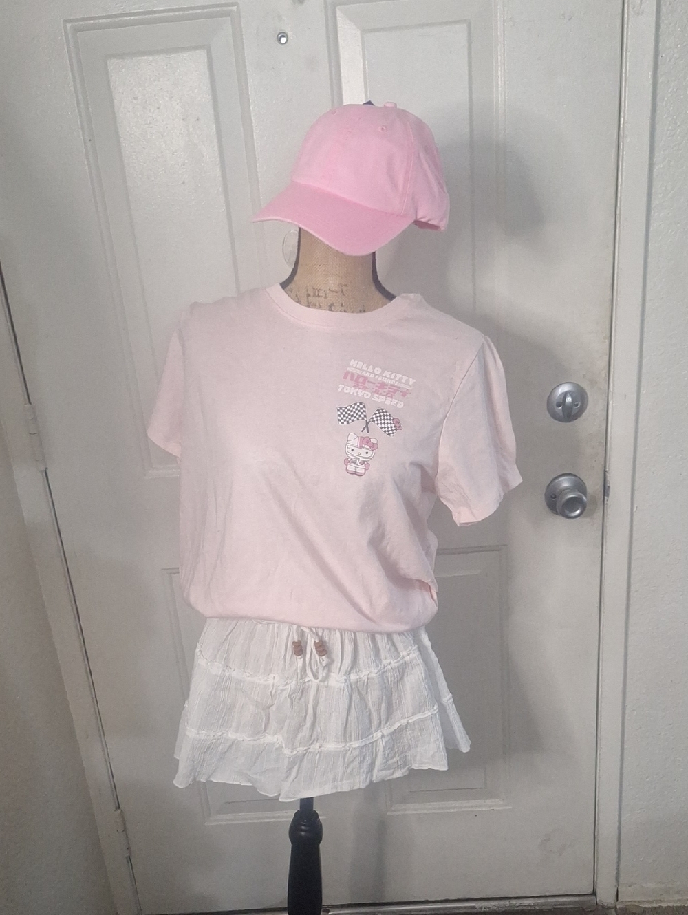 Hello Kitty Pink Womens Graphic Set